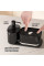 Диспенсер для моющего средства Dish Soap Dispenser кухонный с подставкой для губки черный