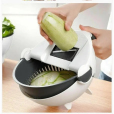 Овощерезка многофункциональная Basket Vegetable Cutter с контейнером, кухонная терка с насадками для нарезки овощей