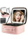 Косметичка дорожня Make Up з LED дзеркалом, б'юті кейс для косметики з підсвіткою органайзер