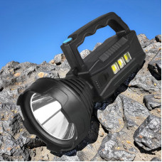 Ліхтар прожектор акумуляторний CX-8809 із сонячною панеллю, LED кемпінговий ліхтарик USB