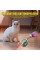 Игрушка для котов интерактивная с лазером Interactive Pet Ball USB, автоматический мяч с датчиками движения