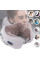 Массажная подушка для шеи U-shaped massage pillow, ортопедическая подушка массажер для шеи и плеч с памятью формы