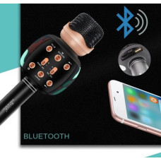 Караоке микрофон Wster WS-2911 с колонкой Bluetooth, беспроводной микрофон для караоке с изменением голоса