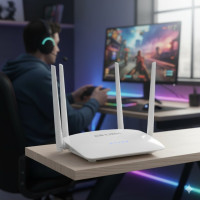 Wi-Fi роутер LB-Link BL-WR450H 300 Мбит 4 антенны домашний маршрутизатор