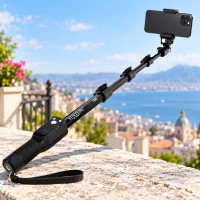 Селфі-палиця Yunteng YT-1288 з Bluetooth-пультом, телескопічний монопод 42–125 см