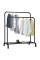 Подвійна підлогова вішалка Double Floor Hanger 110×54 см із полицею для взуття