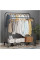 Подвійна підлогова вішалка Double Floor Hanger 110×54 см із полицею для взуття