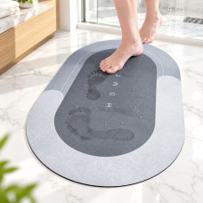 М’який водопоглинальний килимок Bathlux 40×60 см для ванної кімнати з антиковзкою основою