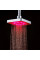 Світлодіодна душова лійка Shower Head LED з підсвічуванням 7 кольорів квадратна 150 мм