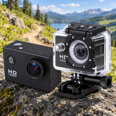 Екшн камера Action Camera D600 A7 12 Мп Full HD з LCD екраном водонепроникним боксом