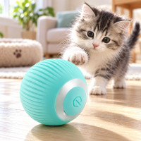 М'яч для кішок PetGravity інтерактивний автоматичний 360° з датчиком руху USB Type C