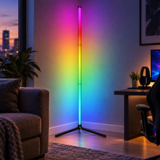 Кутовий світильник Corner Light RGB 120 см підлогова LED-лампа з пультом і музичним режимом
