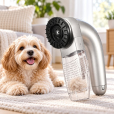 Електрична щітка для вичісування шерсті Shed Pal Pet Vacuum із контейнером для котів і собак