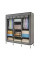 Шафа тканинна Storage Wardrobe 88130 складана 3 секції 8 полиць для одягу взуття та речей