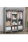 Шафа тканинна Storage Wardrobe 88130 складана 3 секції 8 полиць для одягу взуття та речей