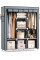 Шафа тканинна Storage Wardrobe 88130 складана 3 секції 8 полиць для одягу взуття та речей