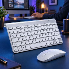 Бездротовий комплект клавіатура та миша Weibo WB-8066 2,4 ГГц з USB-приймачем